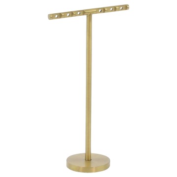 Brushed Gold & Grey Metal T Stands