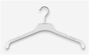 Clear Hangers & Shatter Proof Hangers for Retailers - Bulk Buy